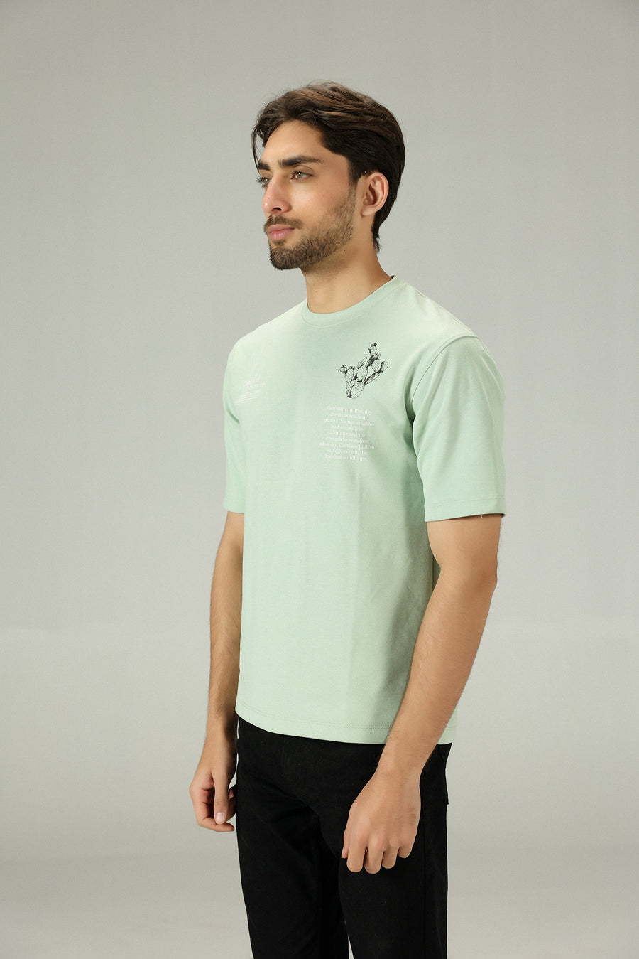 Nurture Rib Modern Mint Tee