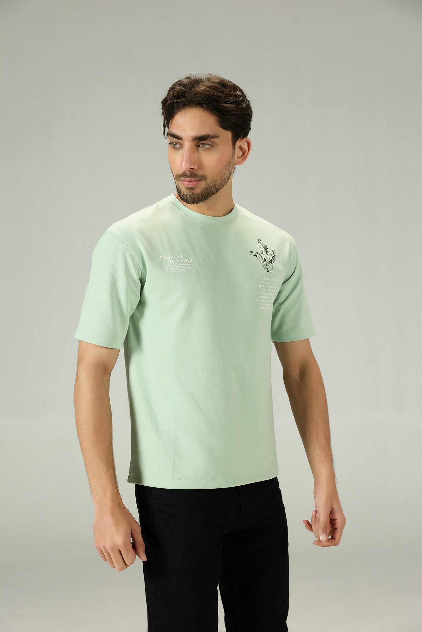 Nurture Rib Modern Mint Tee