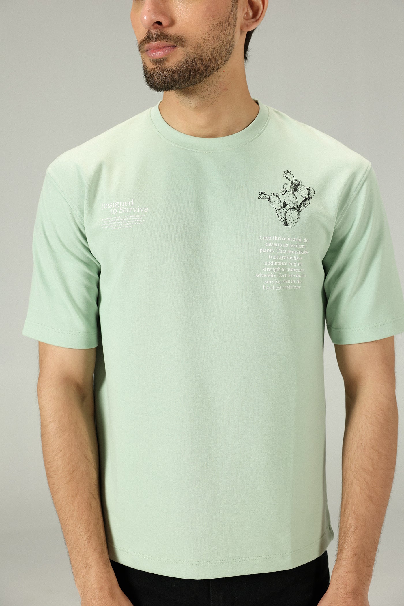 Nurture Rib Modern Mint Tee