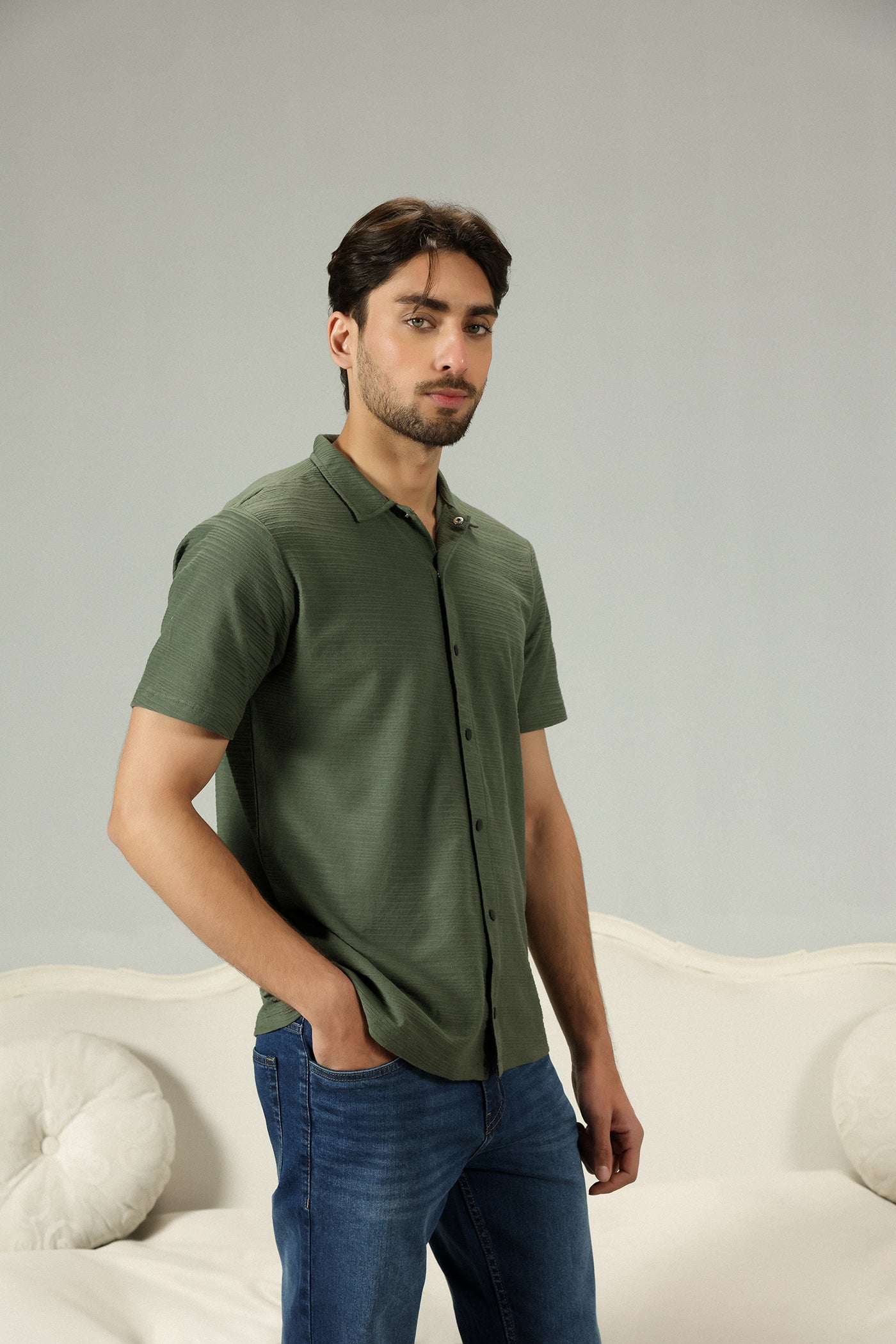 Monarch Green Resort Shirt