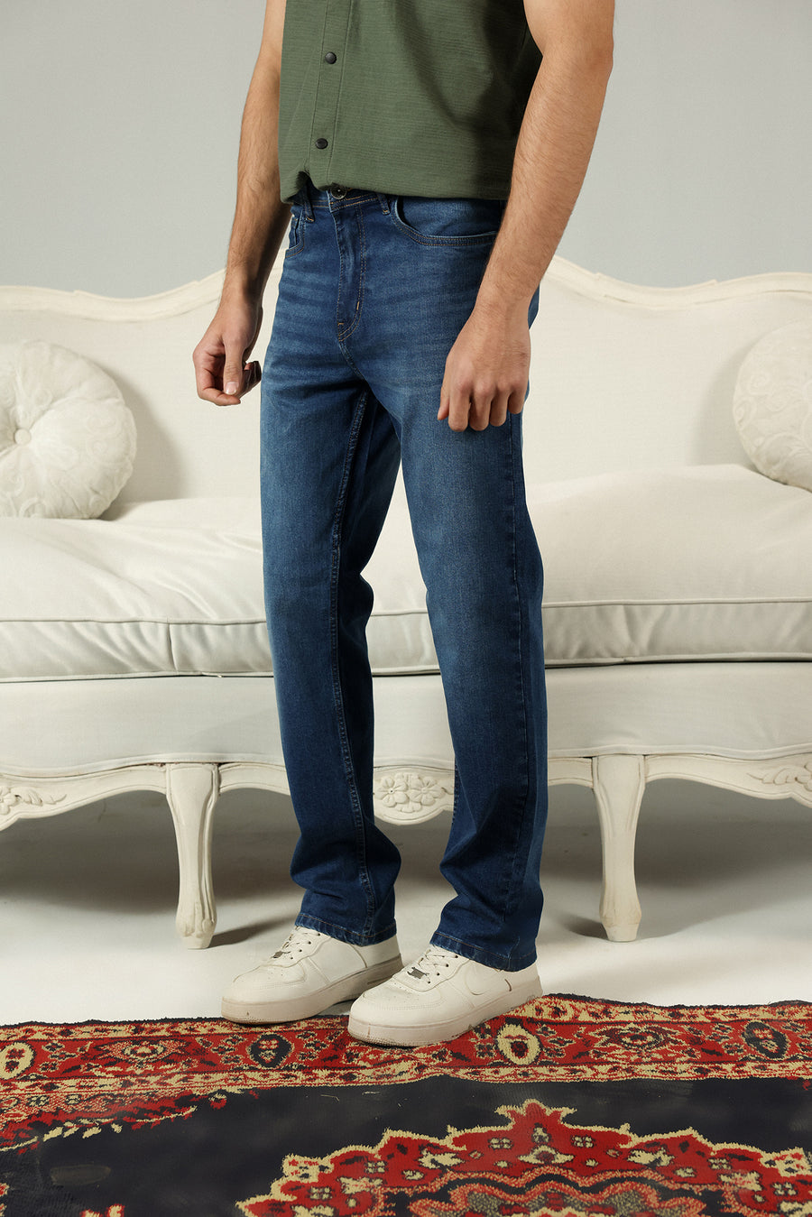 Classic Blue Straight Denim