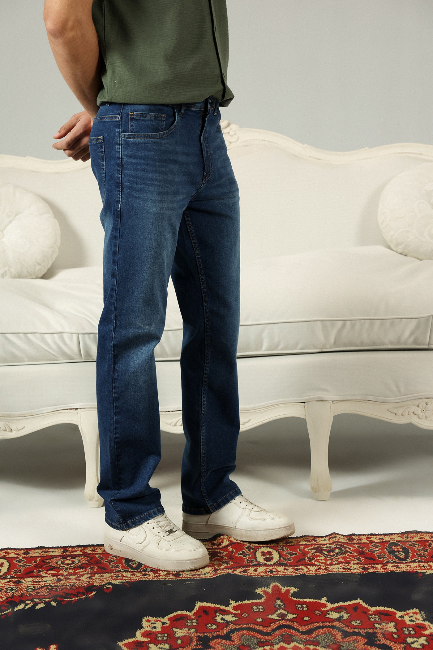 Classic Blue Straight Denim