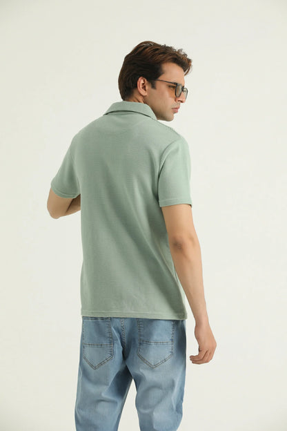 Sunday Stretch Knitted Cuban Shirt