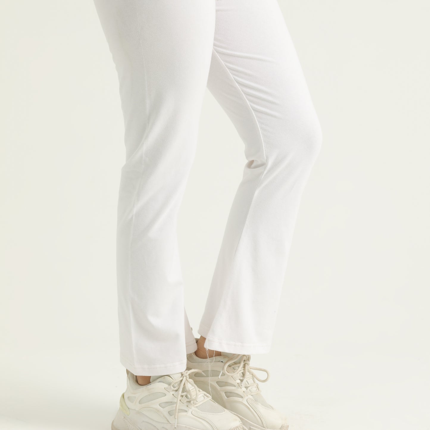Luxe Fit Flared White Tights
