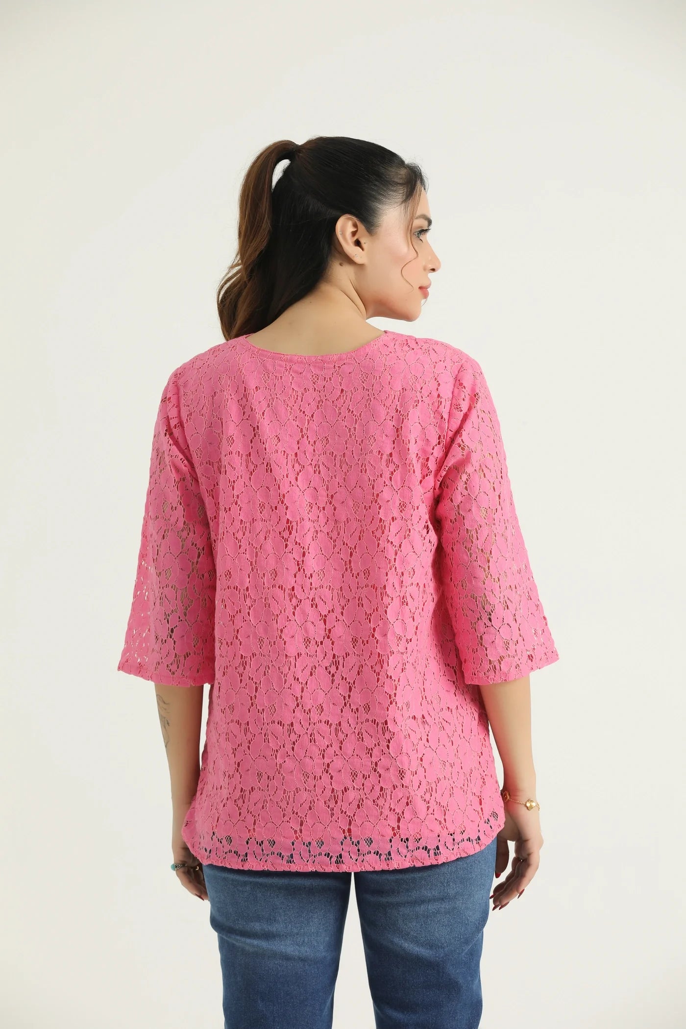 Rose Net Top