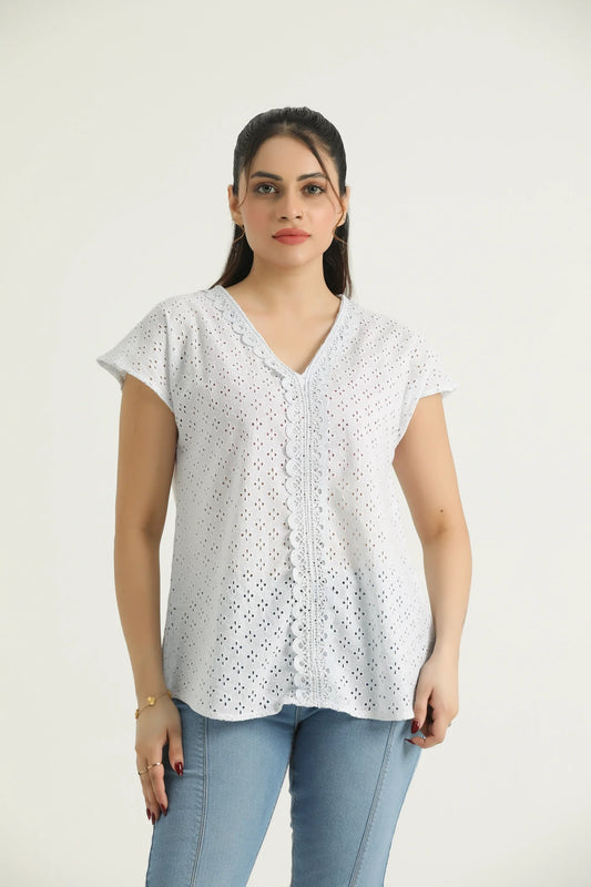 Luxe Chikan Top