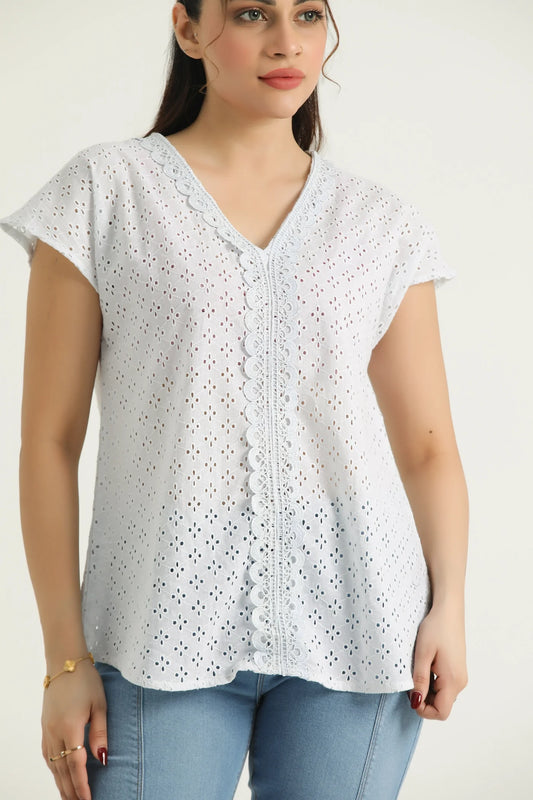 Luxe Chikan Top
