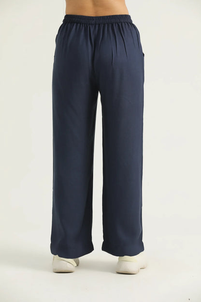 Luxe Loom Navy Blue Pants