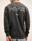 GRAPHIC CHARCOAL CREWNECK SWEATSHIRT