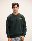 EMERALD GRAPHIC CREWNECK SWEATSHIRT