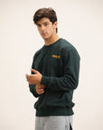 EMERALD GRAPHIC CREWNECK SWEATSHIRT