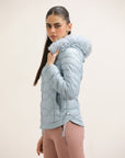 WOMEN BLUE PUFFER JACKET
