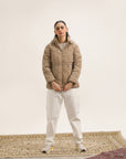 WOMEN BROWN PUFFER JACKET