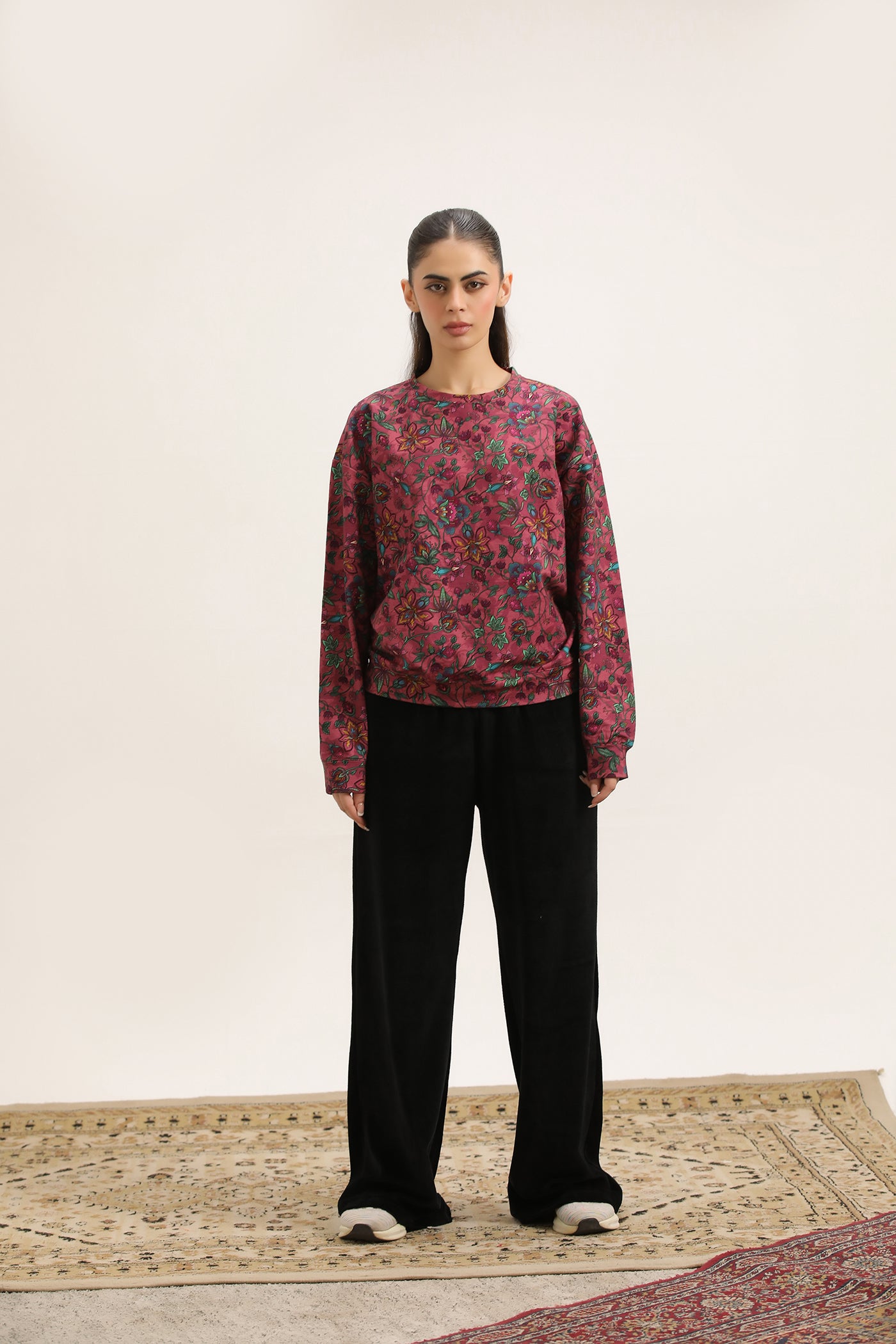 MULBERRY FLORAL SWEATSHIRT