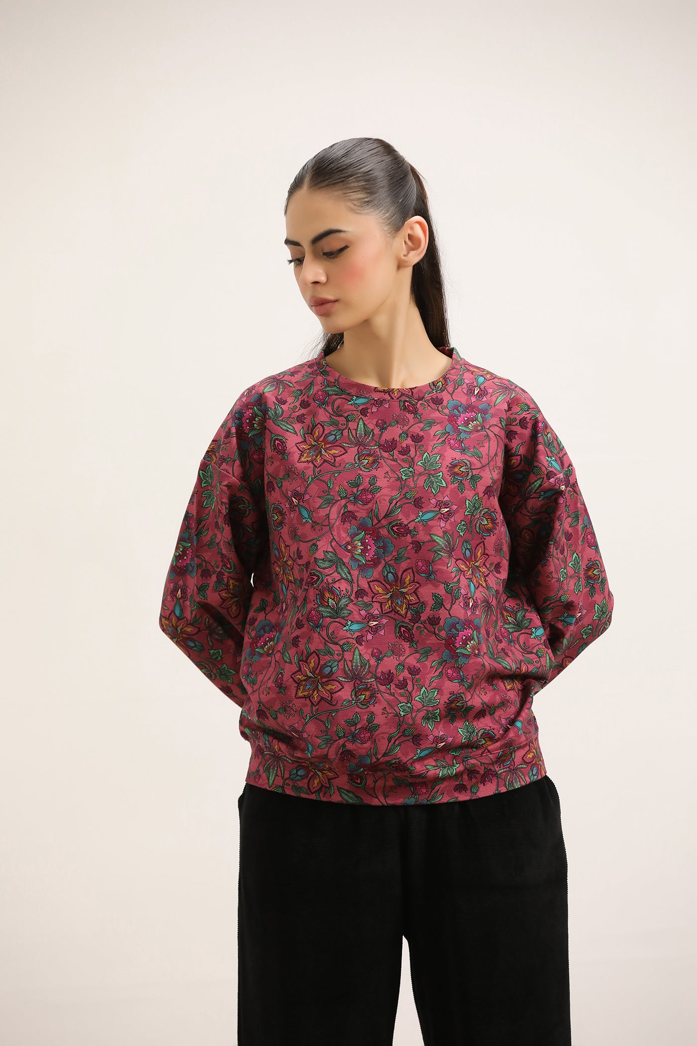 MULBERRY FLORAL SWEATSHIRT