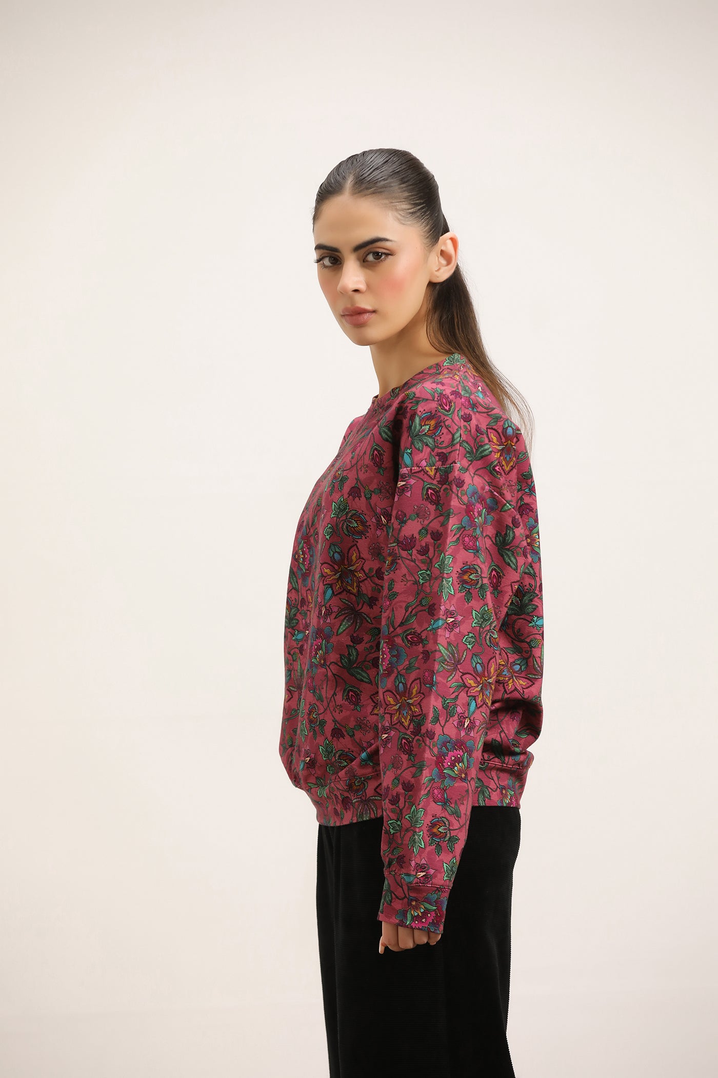 MULBERRY FLORAL SWEATSHIRT