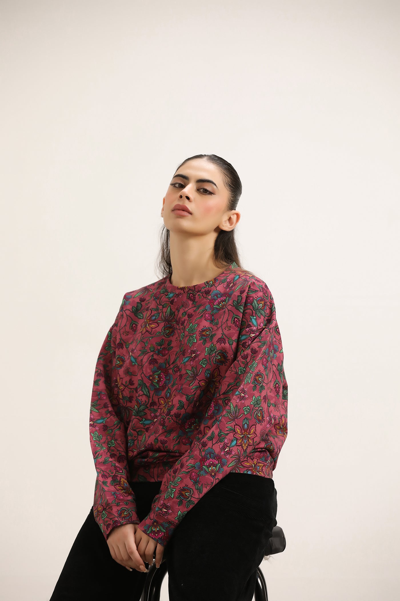MULBERRY FLORAL SWEATSHIRT