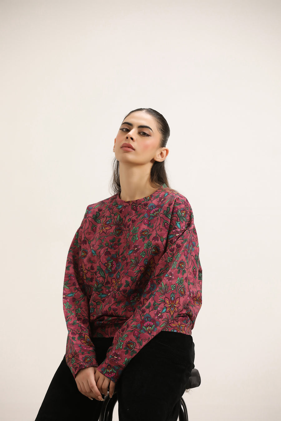 MULBERRY FLORAL SWEATSHIRT