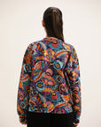 ABSTRACT MULTI-PRINT SWEATSHIRT