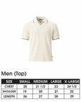 Jacquard Mesh offwhite Knitted Polo