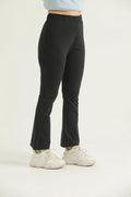 Luxe Fit Flared Black Tights
