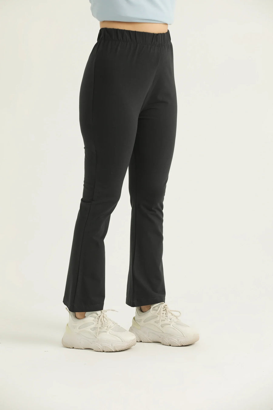 Luxe Fit Flared Black Tights