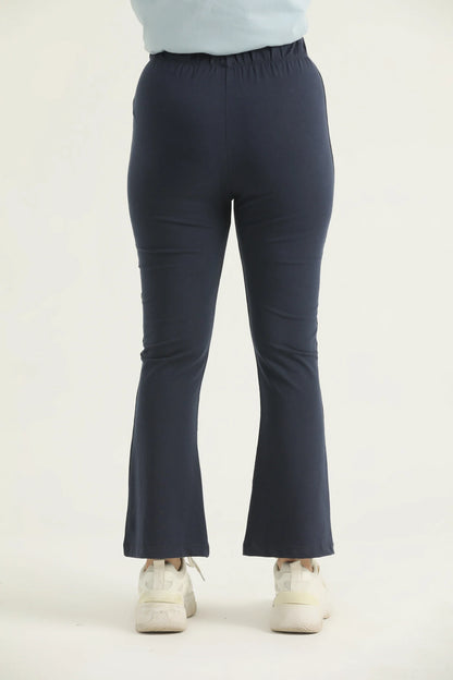 Luxe Fit  Flared Navy Blue Tights