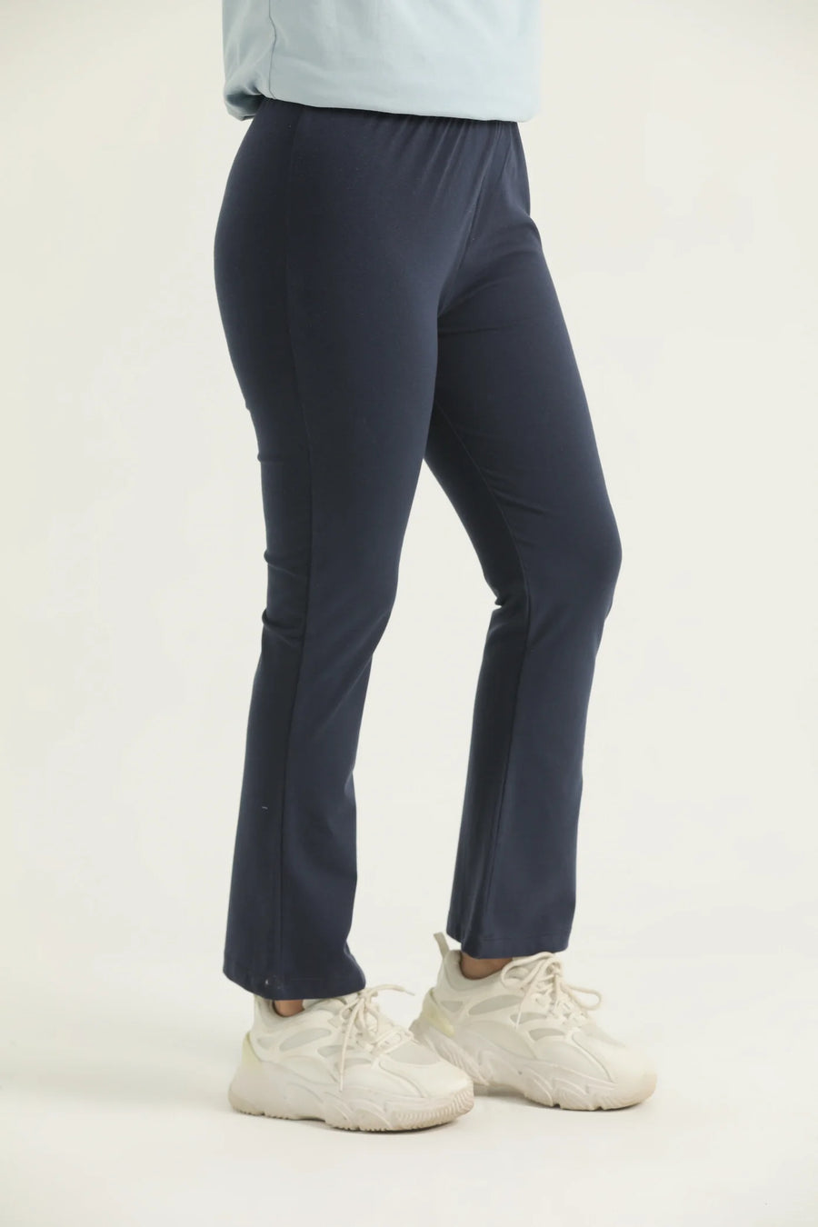 Luxe Fit  Flared Navy Blue Tights