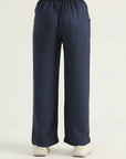 Luxe Loom Navy Blue Pants