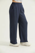 Luxe Loom Navy Blue Pants