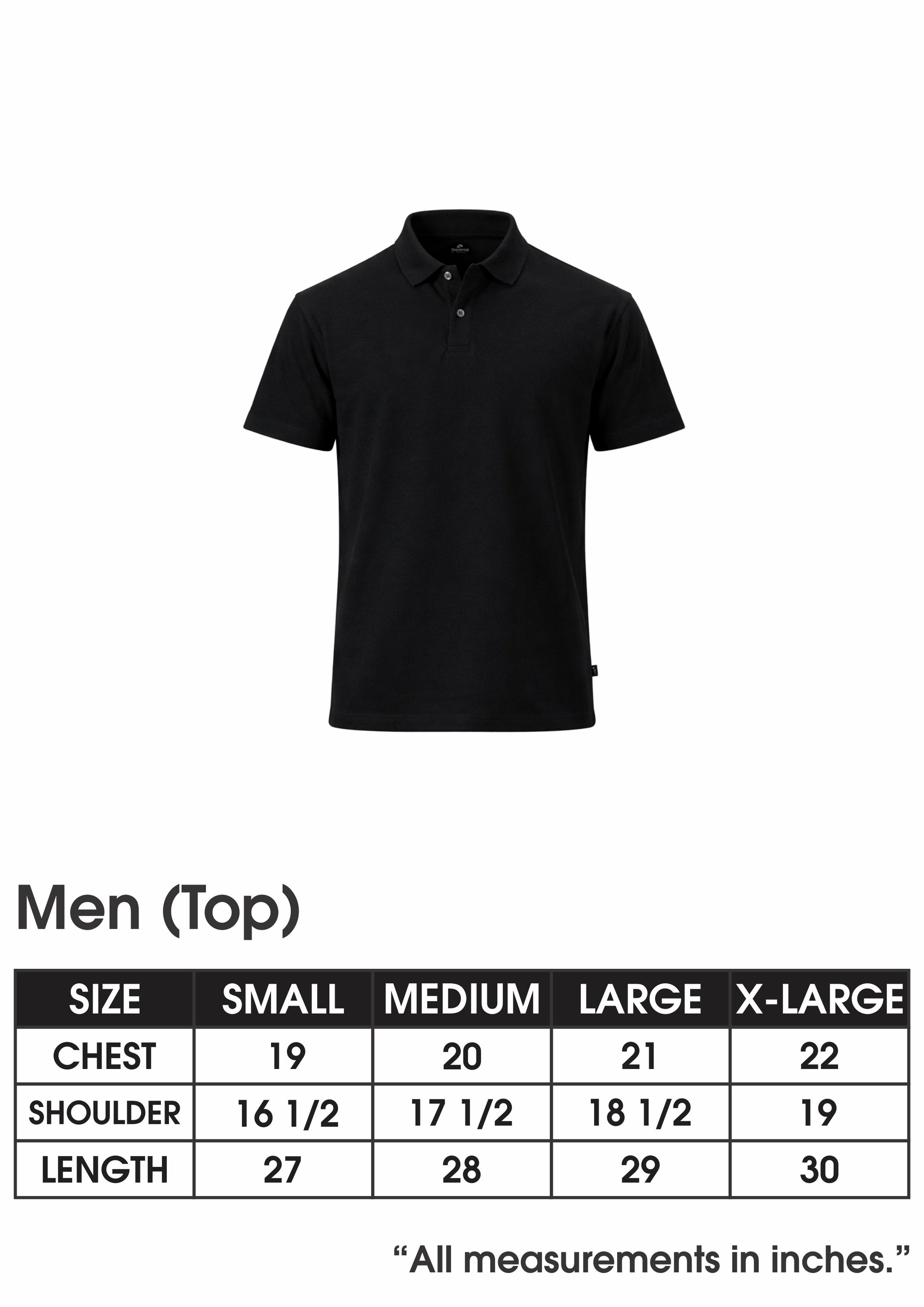Noir Luxe Texture Black Polo