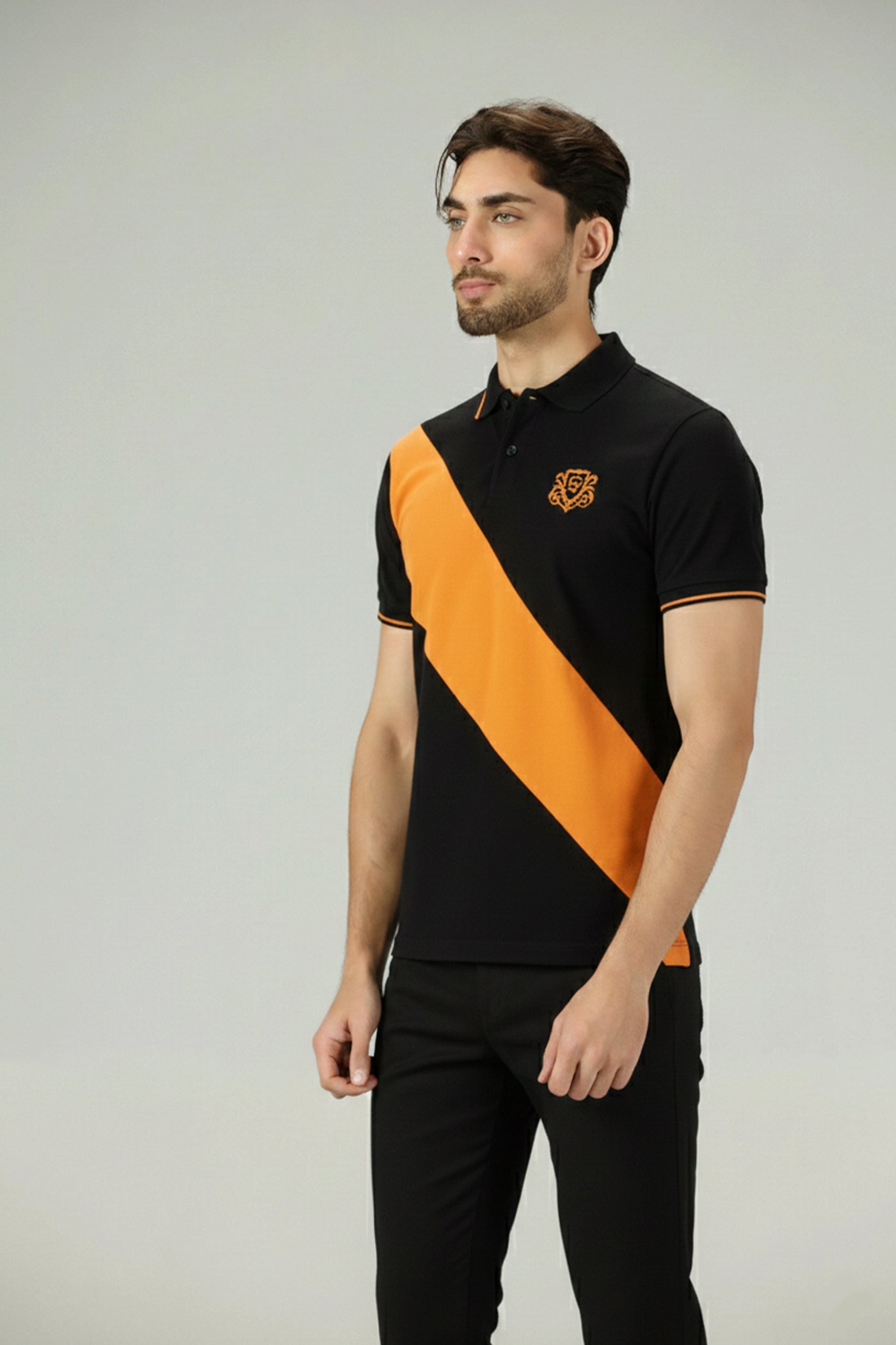 Solar Crest - Polo Black