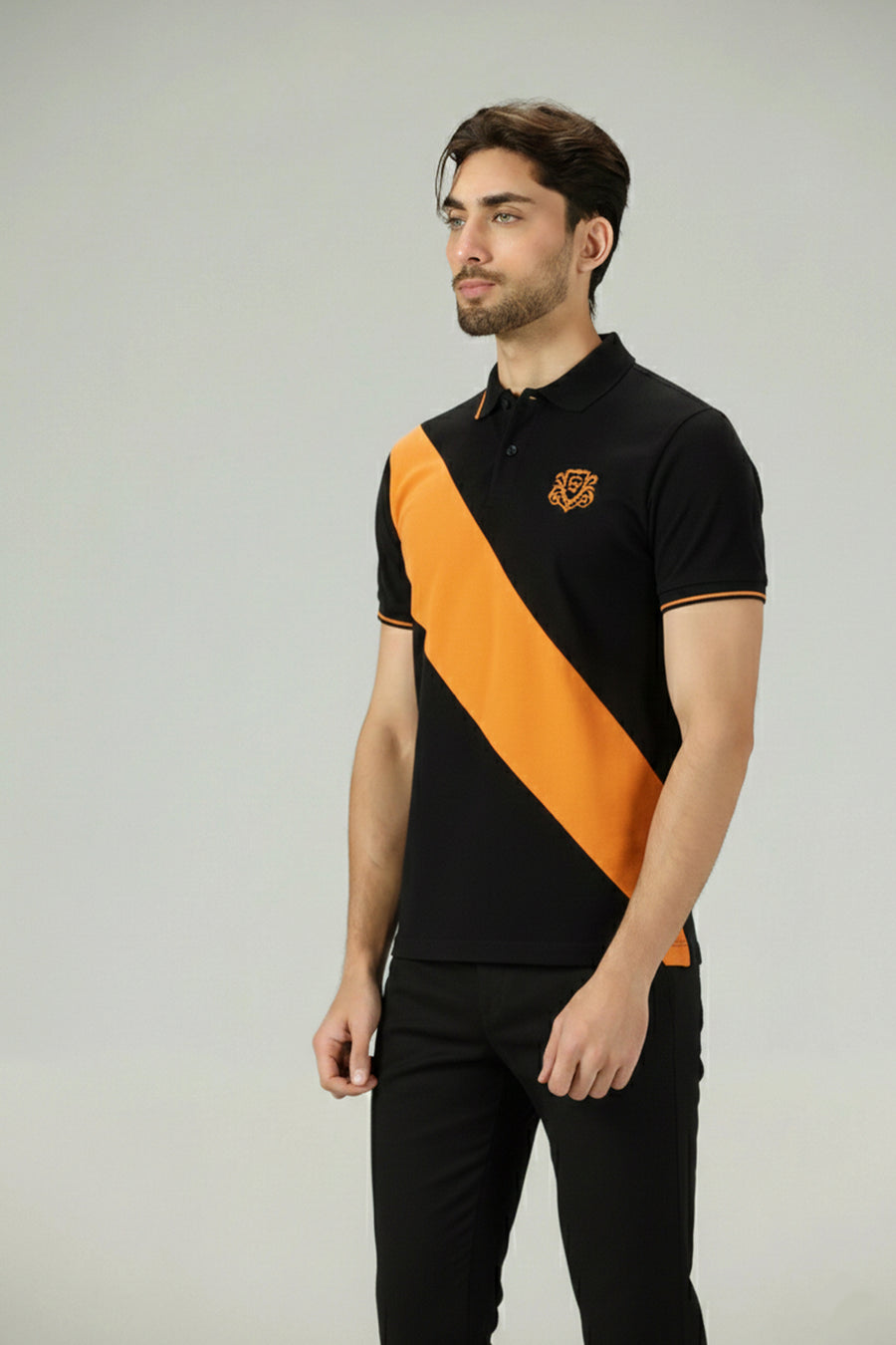 Solar Crest - Polo Black