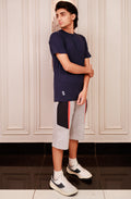 Navy Essential Crew Neck T-Shirt