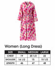 Serene Crimson Bloom Midi