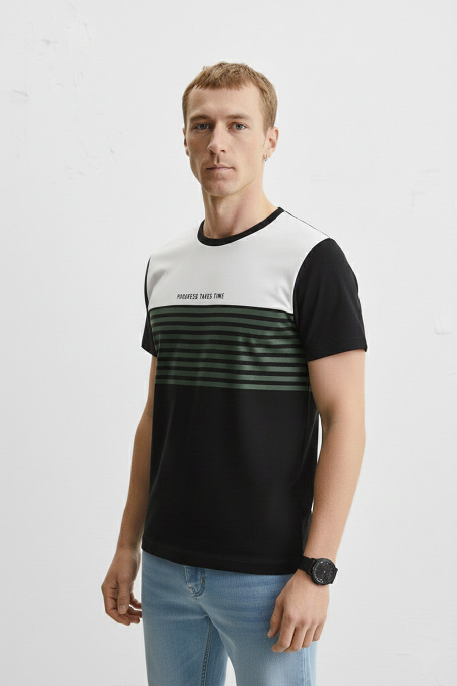 Block Form Tee T-Shirt
