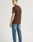 Everyday Essential Brown Crew Neck T-Shirt
