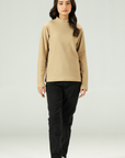 Elara Softline Mock Neck Tee