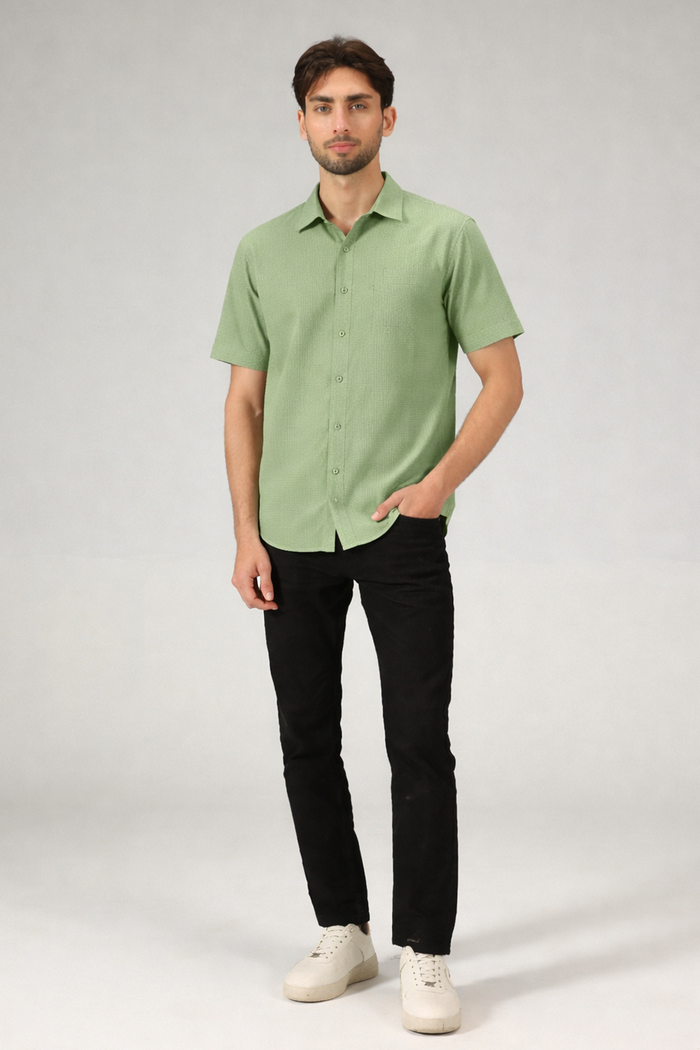 Urban Ease Jacquard Shirt