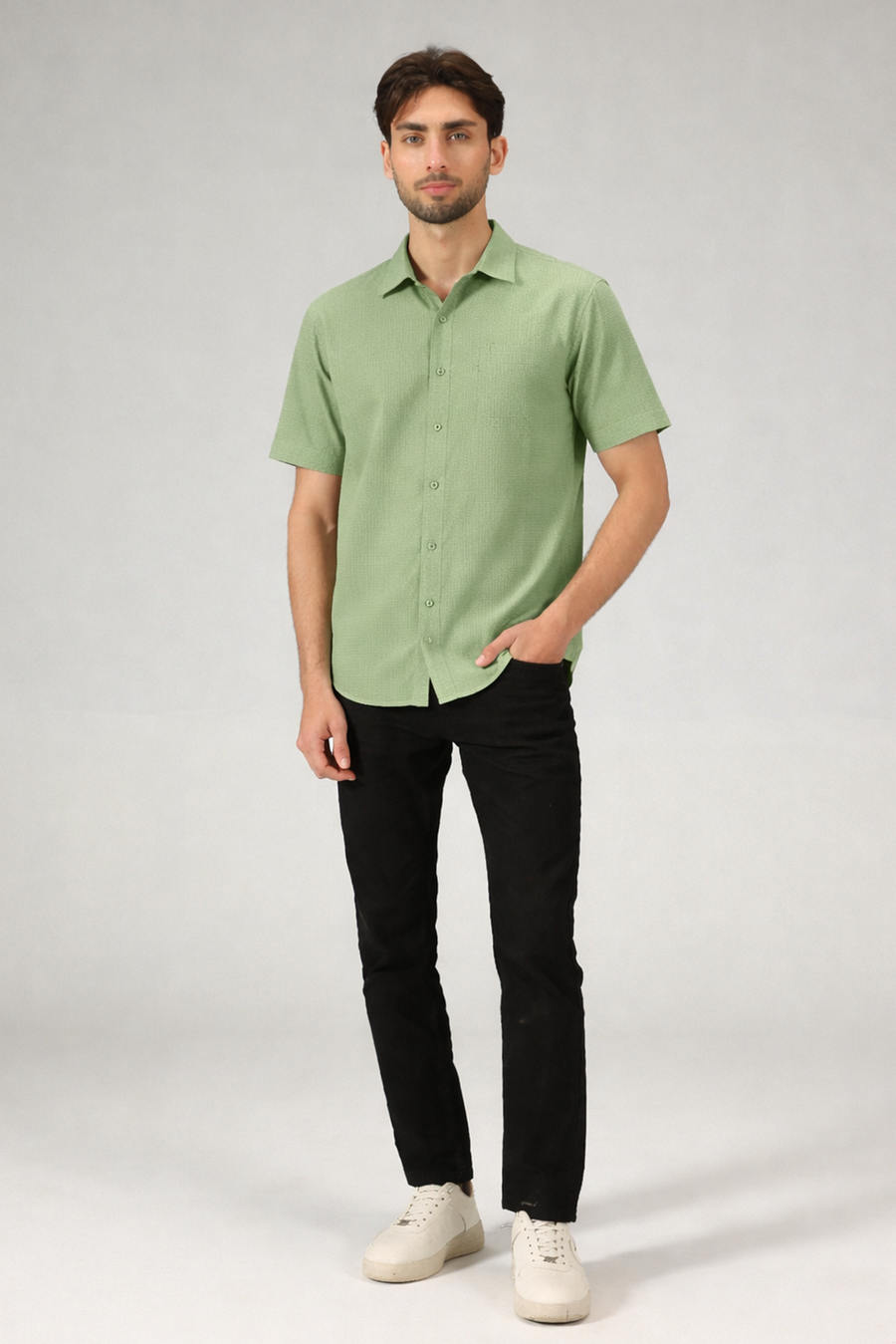 Urban Ease Jacquard Shirt
