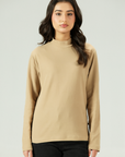 Elara Softline Mock Neck Tee