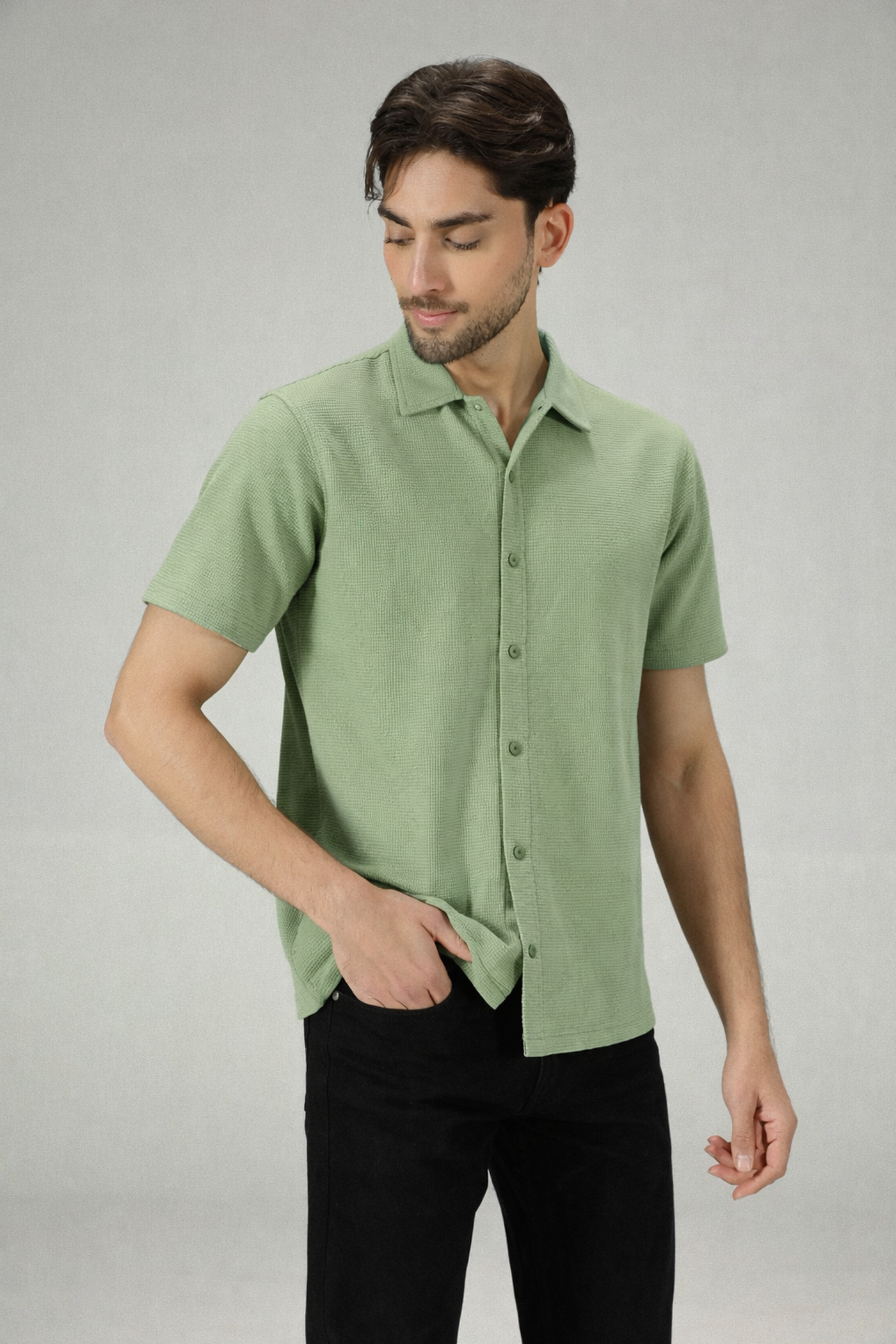 Urban Ease Jacquard Shirt