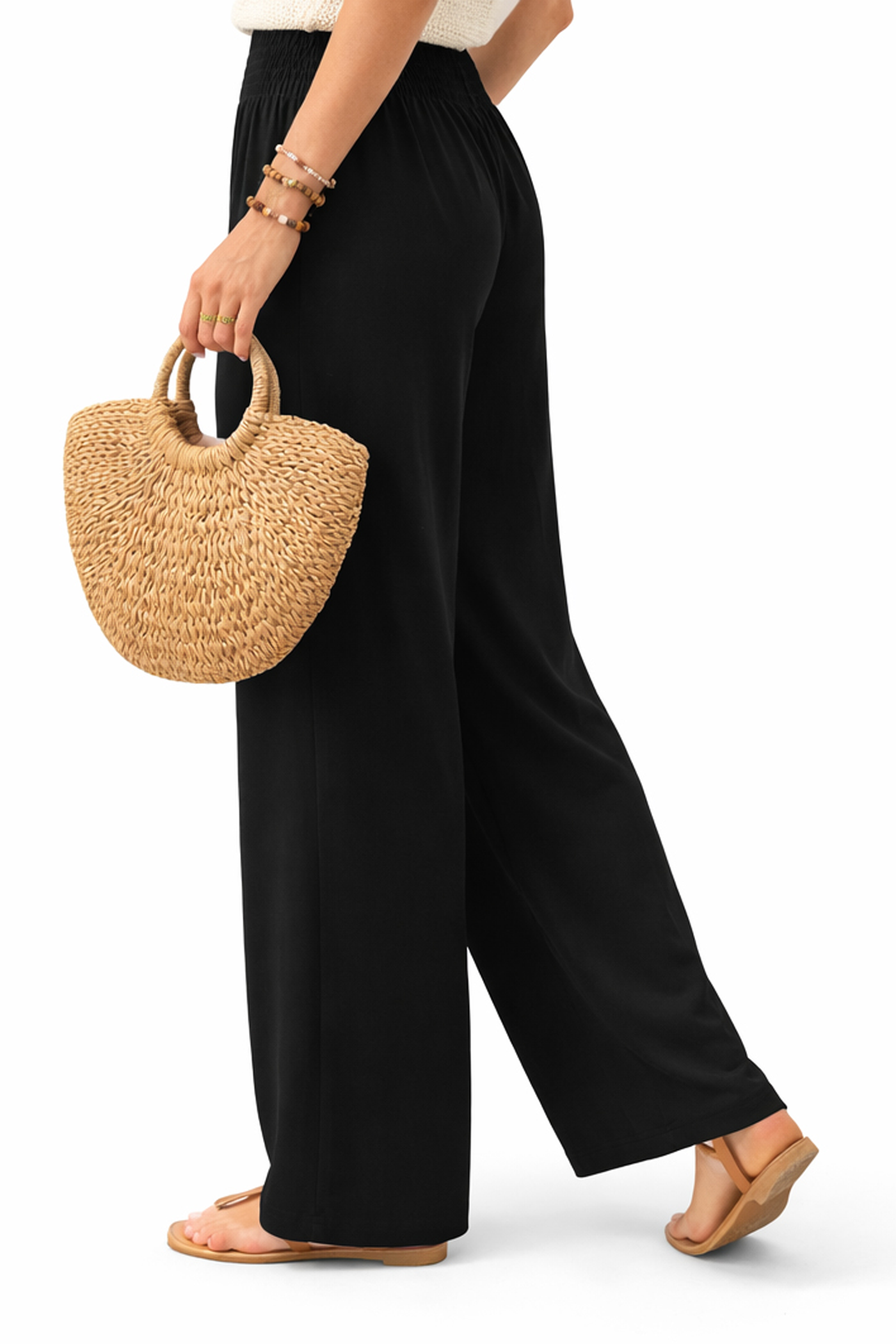 Noir Essential Straight Pants