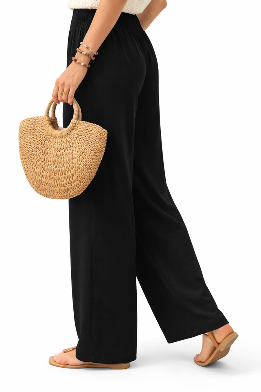 Noir Essential Straight Pants