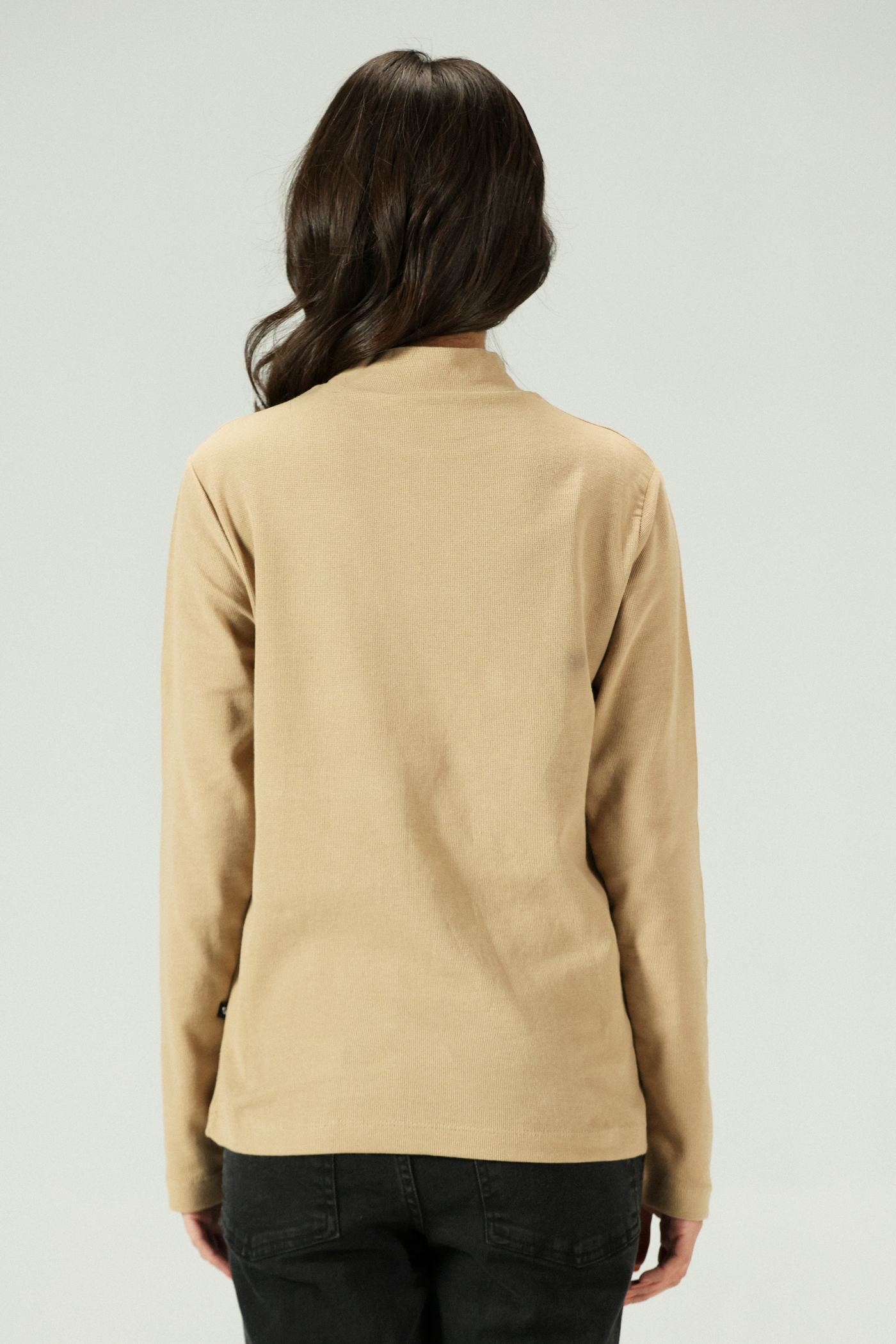 Elara Softline Mock Neck Tee