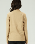 Elara Softline Mock Neck Tee