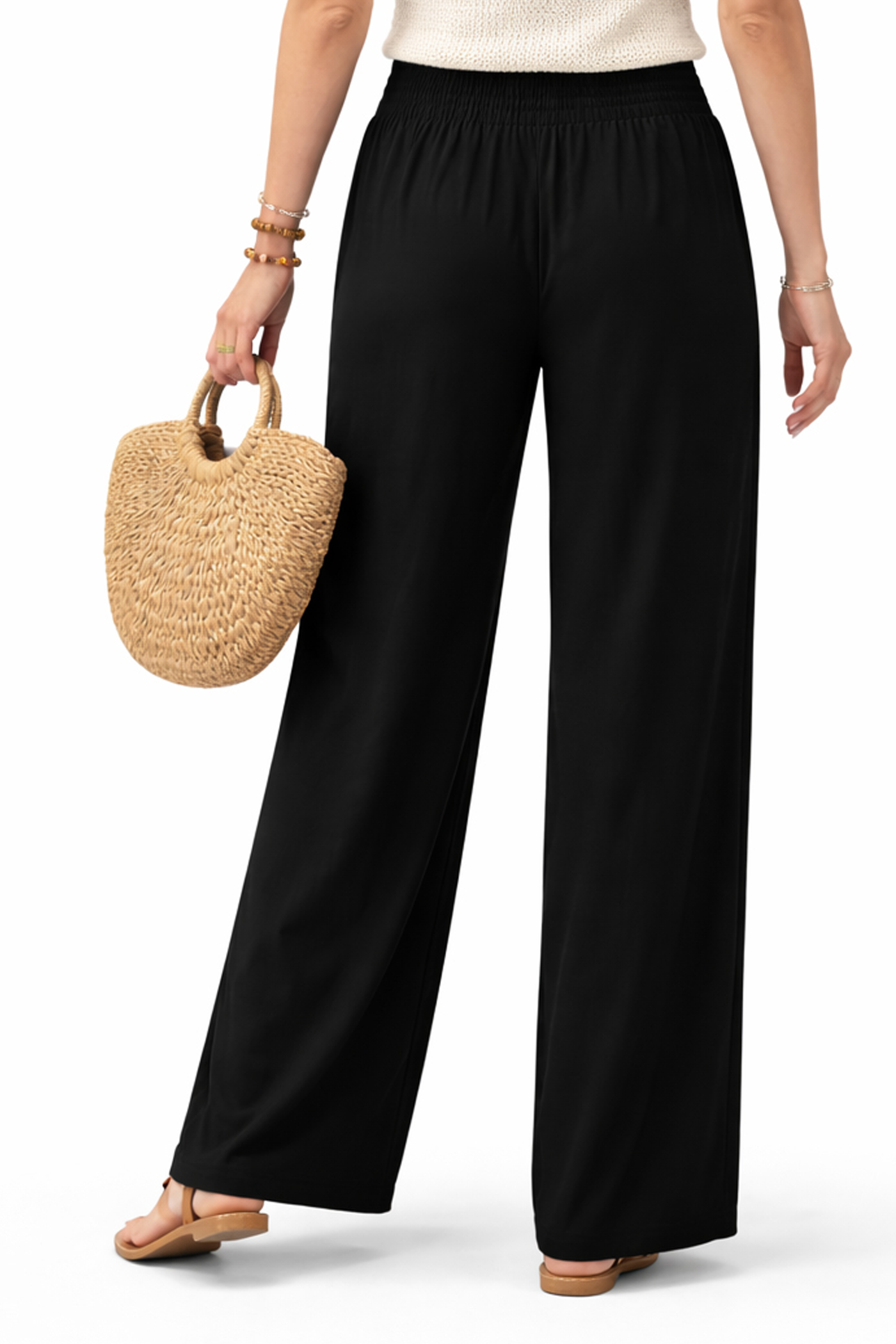 Noir Essential Straight Pants