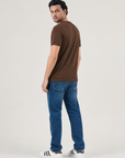 Everyday Essential Brown Crew Neck T-Shirt